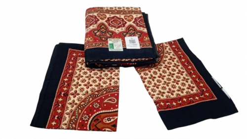 BEDSHEET JAIPUR PRINTED 72X100 2 PILLOW COVER